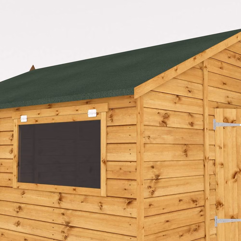 Mercia Premium Shiplap Apex Workshop in Brown, W: 322.7 cm, D: 308.2 cm, H: 252.4 cm – 2