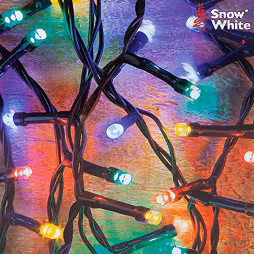 PMS VFM 200 LED Battery Operated Multicolour Christmas String Lights with Timer for Indoor and Outdoor Use – 7