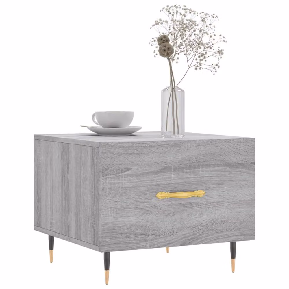 Berkfield Home Grey Sonoma Coffee Table, W/D/H: 50 x 50 x 40 cm – 2