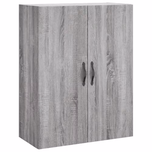vidaXL Wall Mounted Cabinet in Grey Sonoma, W: 69.5 cm, D: 34 cm, H: 90 cm – 1