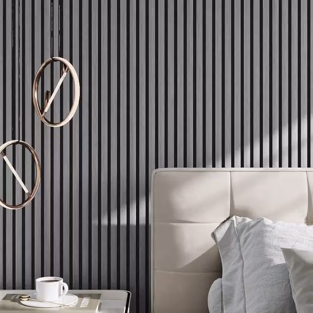 Darphe Grey Melamine-Faced MDF Acoustic Wall Panels