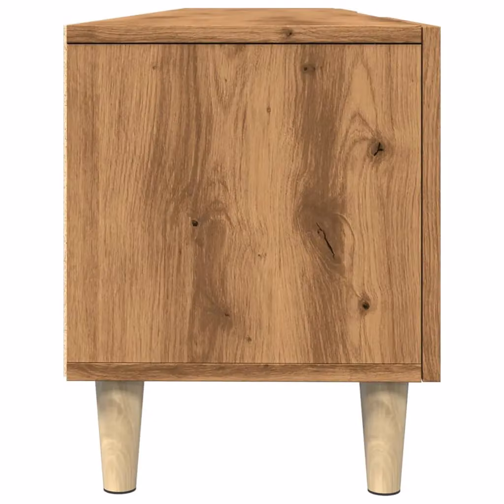 Berkfield Home Artisan Oak TV Cabinet in Brown, W: 180 cm, D: 31.5 cm, H: 40 cm – 3