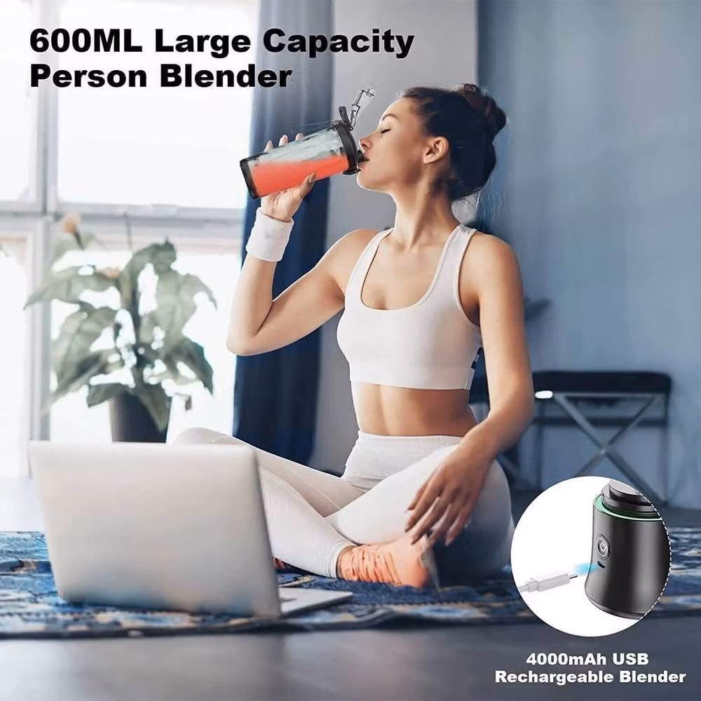 Pawnora Portable Electric Juice Maker in Black, 600ml – 4