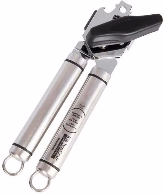 KitchenCraft Oval Handled Professional Stainless Steel Multi Opener in Silver – 2