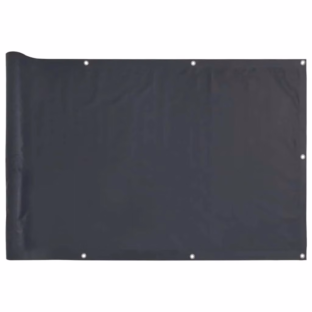Berkfield Home Anthracite Balcony Privacy Screen, W: 400 cm, H: 75 cm – 2
