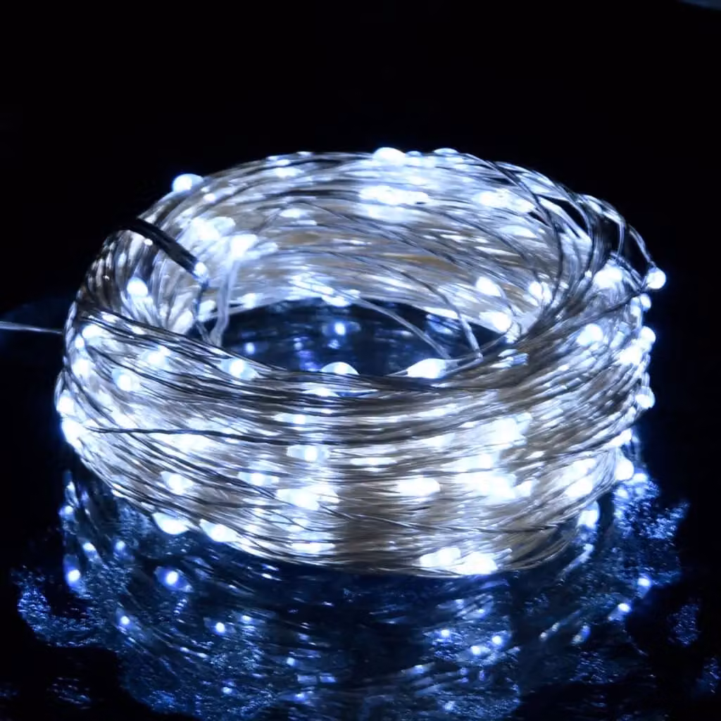 Berkfield Home LED Micro Fairy String Lights, 400 Cool White LEDs, 40m, Copper – 2