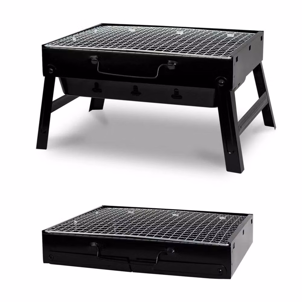 Nordara Portable Folding Charcoal BBQ Grill in Black – 2