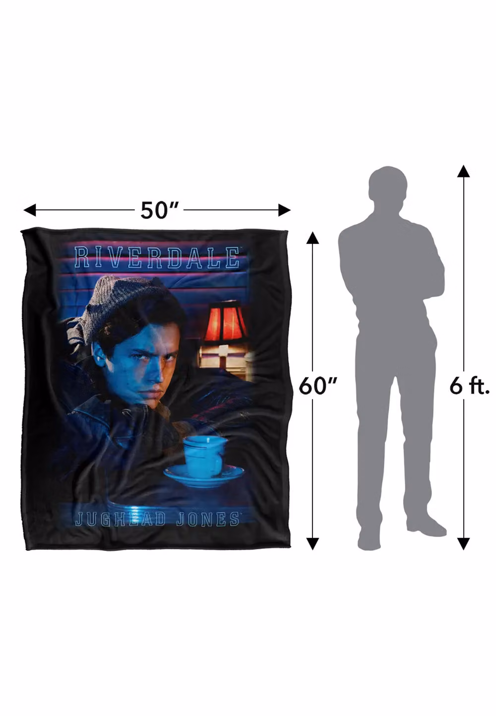 Warner Brothers Riverdale Silky Touch Super Soft Throw Blanket in White, W/D: 152 x 127 cm – 3