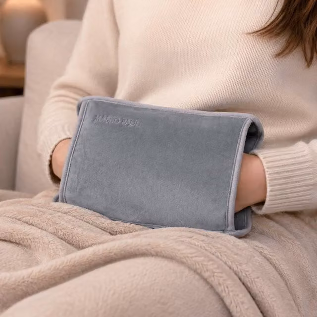 Marco Paul Rechargeable Heat Pad with Hand Warmer Pockets in Grey – 1