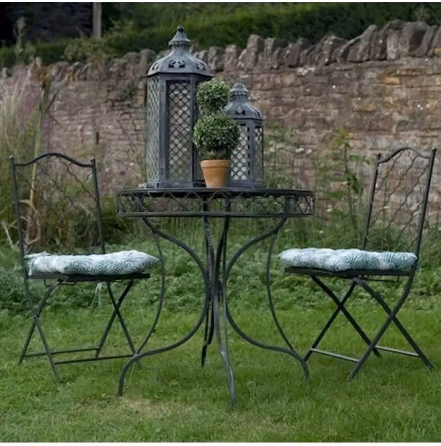 Ascalon Marrakech Umber Grey Metal Bistro Set
