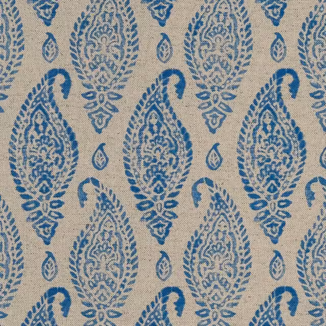 Prestigious Textiles Wollerton Fabric in Cornflower Blue
