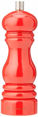MasterClass Salt or Pepper Mill, Red, Height: 17 cm