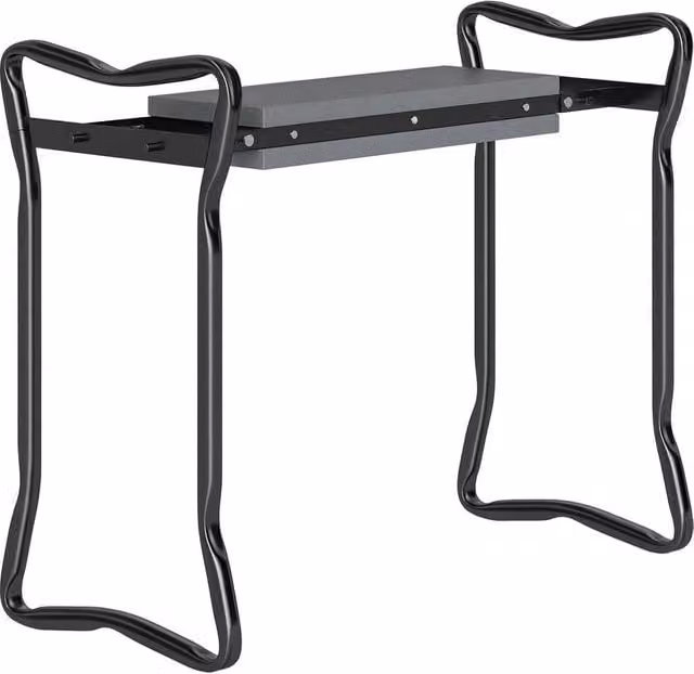 EONLION 2 In 1 Ergonomic Garden Kneeler with Cushions in Black