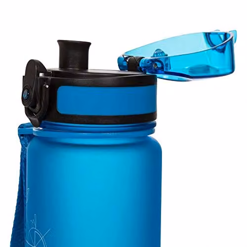 Trespass Flintlock BPA-Free Plastic Flip Sports Bottle in Blue – 2