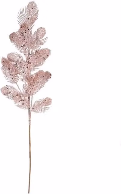 KDMD Pink Glitter Feather Spray, 2 Pack, Height: 70 cm