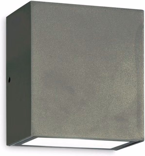 Ideal Lux Argo LED Outdoor Cubic Up Down Wall Light, Anthracite, IP65, 4000K