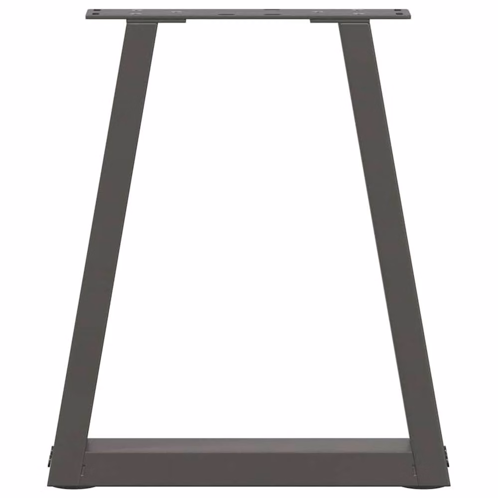 Berkfield Home Modern V-Shape Dining Table Legs, 2 Pieces, Anthracite, W: 28 cm, H: 42-43.3 cm – 4