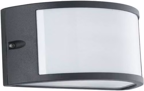 Netlighting AUSTIN Modern Outdoor Flush Wall Light in Black, IP54, W/D/H: 25 x 13 x 12 cm
