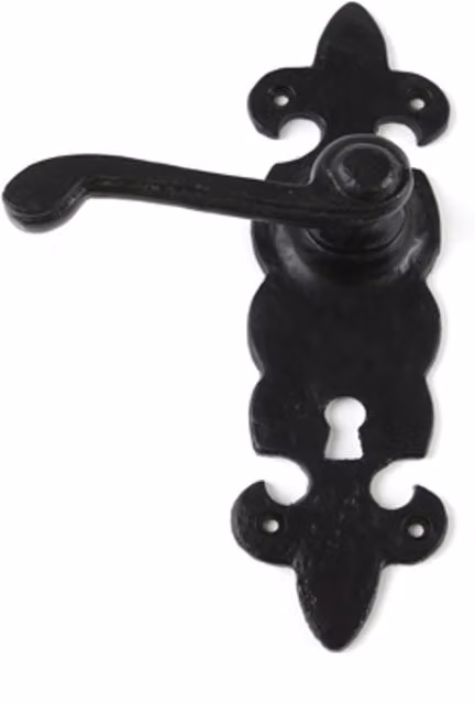 Unifix Black Iron Ornate Furniture Lock