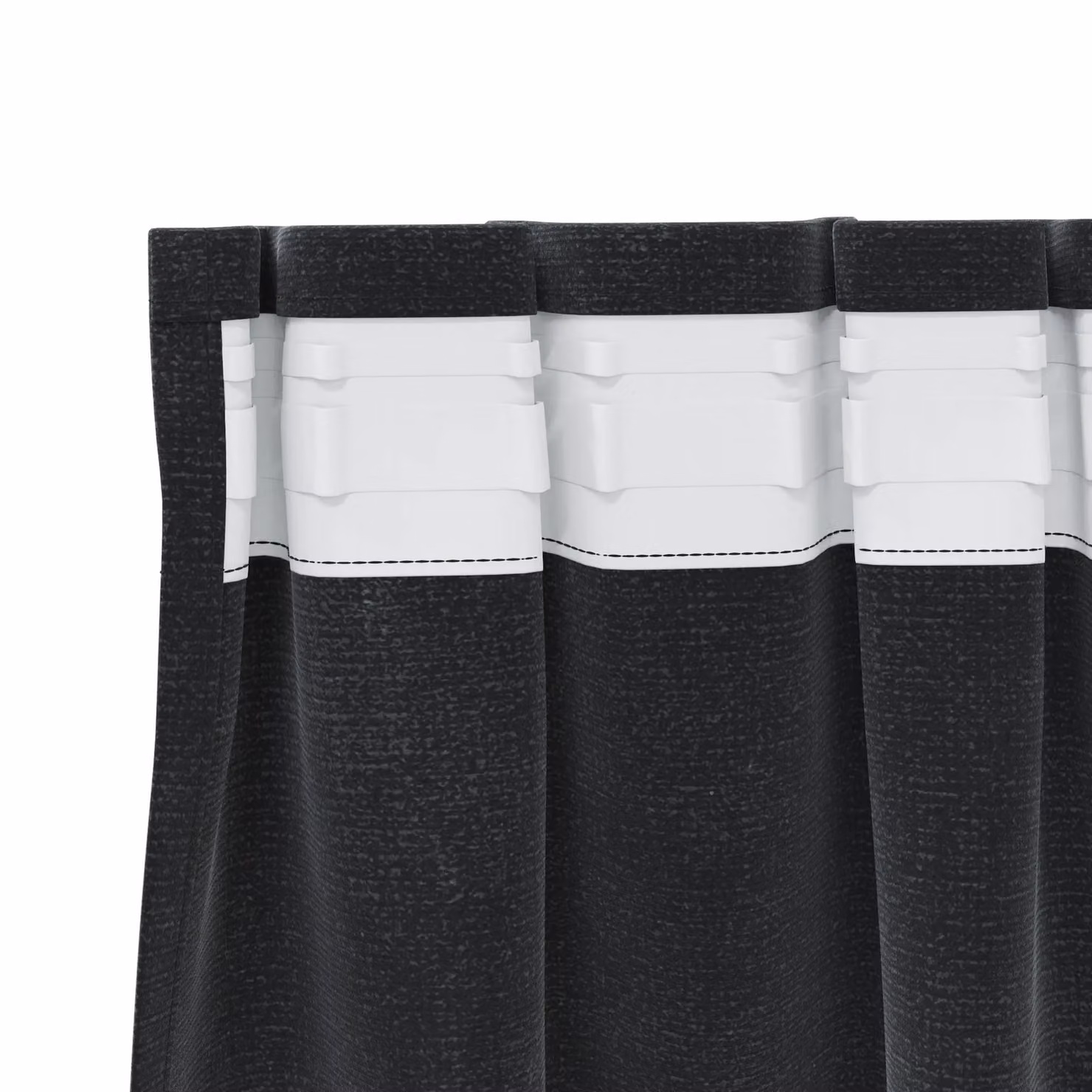 Berkfield Home Blackout Velvet Curtains with Top Tape, 2 Pack, Black – 4