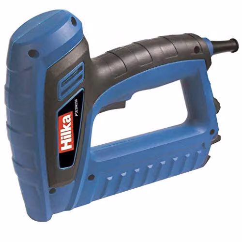 Hilka Electric Mains Stapler in Blue and Black