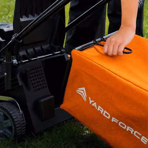 Yard Force GM R40 Hand Push Petrol Lawnmower with 127cc Engine, Orange – 3