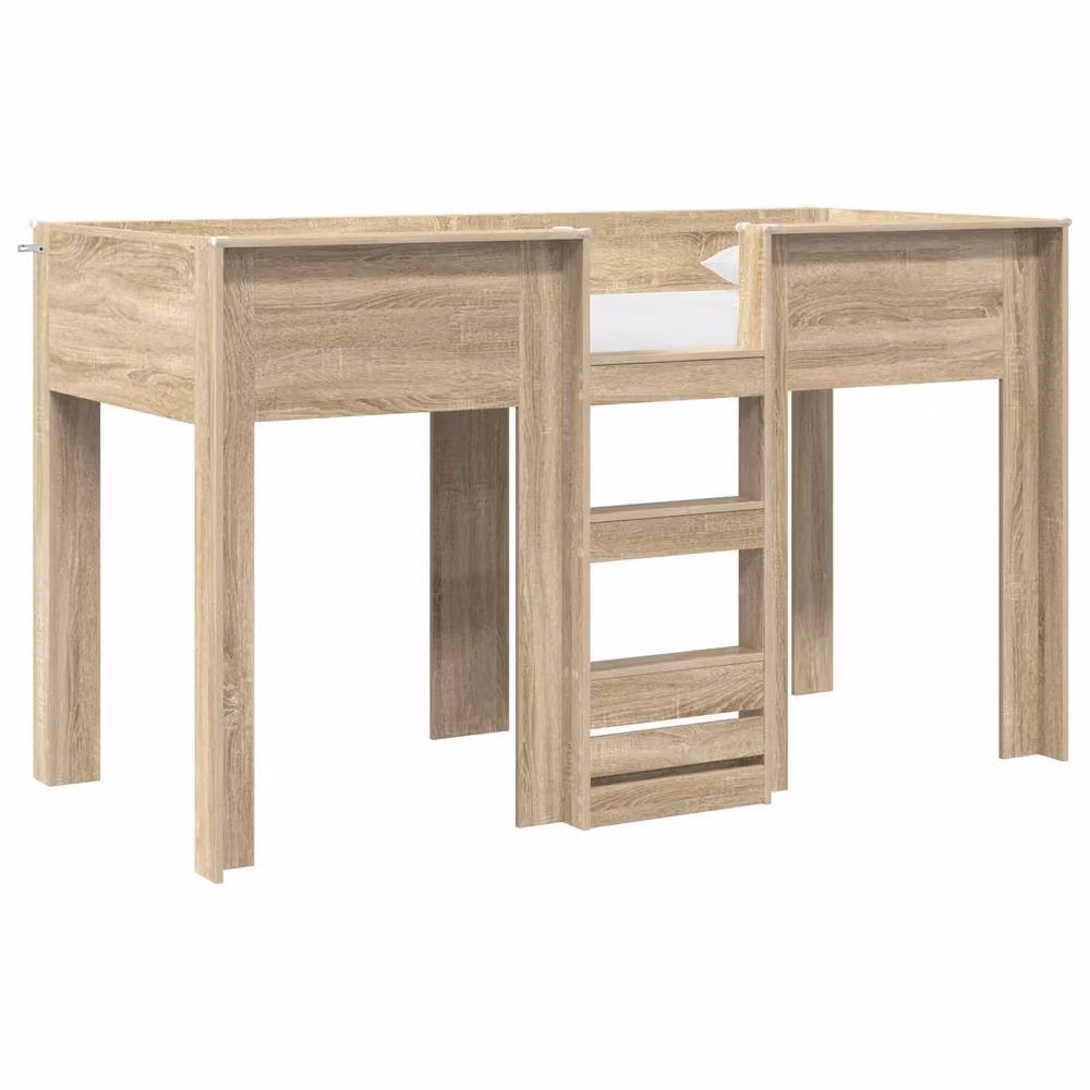 Berkfield Home Modern Two-Level Bunk Bed for Children in Sonoma Oak Brown, W: 75 cm, L: 190 cm – 2