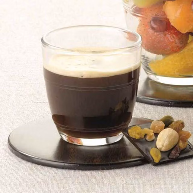 Duralex Stackable Striped Glass Tumblers, Transparent, 160 ml, Set of 6
