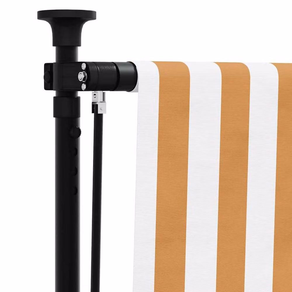 Berkfield Home Outdoor Roller Blind in Orange, White and Anthracite, W/H: 150 x 270 cm – 3
