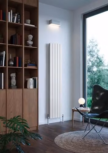 Terma White Steel Double Panel Wall Mounted Radiator, H 180 cm x W 36.6 cm – 3