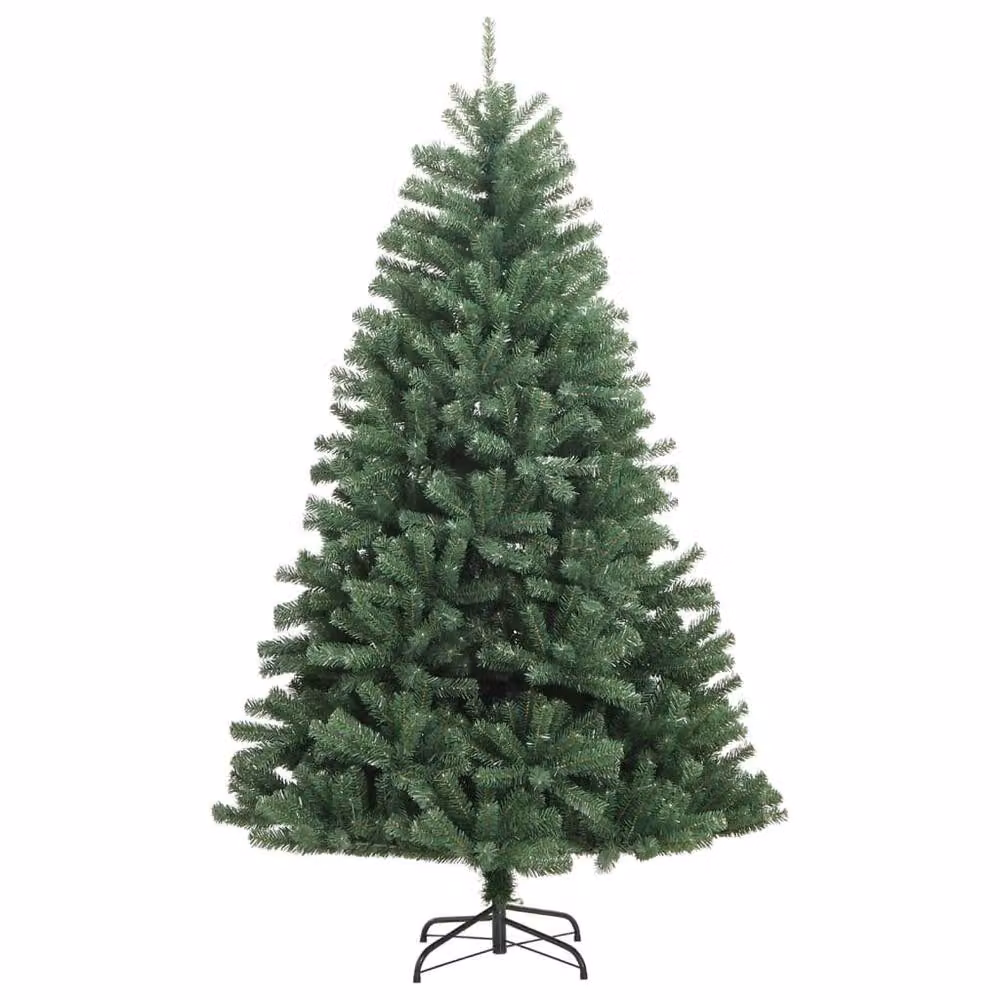 Berkfield Home Beautiful Green Artificial Hinged Christmas Tree with Stand, Height: 180 cm – 3