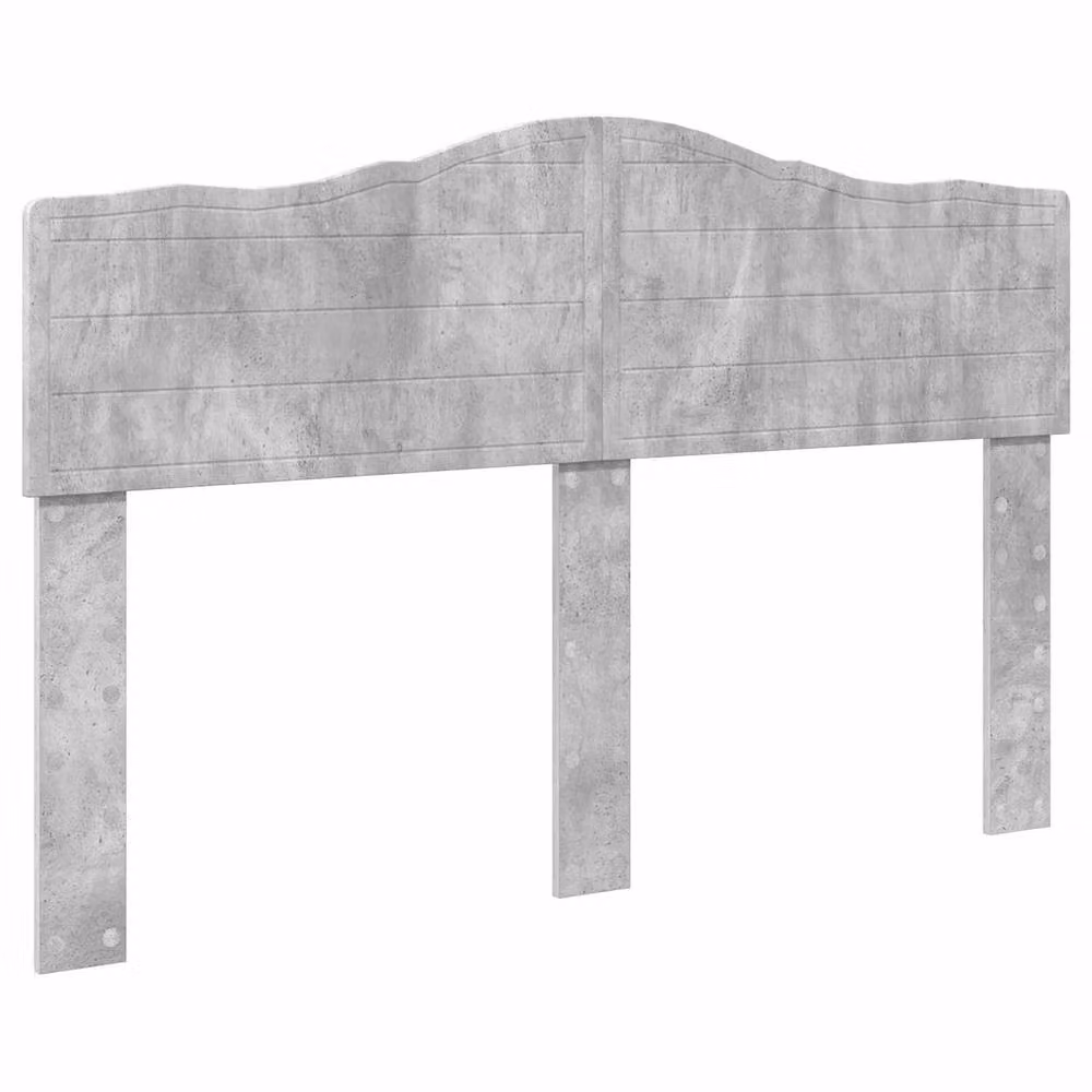 Berkfield Home Modern Solid Pine Wood Bed Frame in Grey, 150 x 200 cm – 2