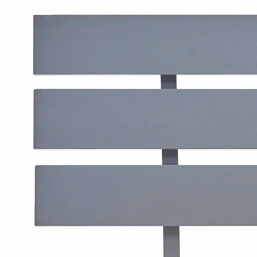 Berkfield Home Modern Grey Solid Pine Wood Bed Frame W: 160 cm, D: 200 cm – 2