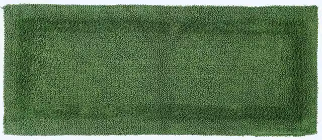 Homescapes Luxury Reversible Cotton Bath Mat Runner in Green, W/D/H: 40 x 100 cm – 1
