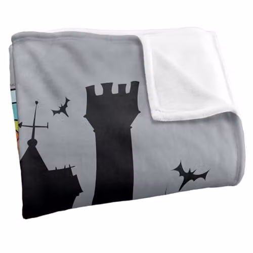 Warner Bros. Scooby Doo Mystery Machine Super Soft Fleece Throw Blanket, Multicolour, W: 152 cm x L: 127 cm – 2