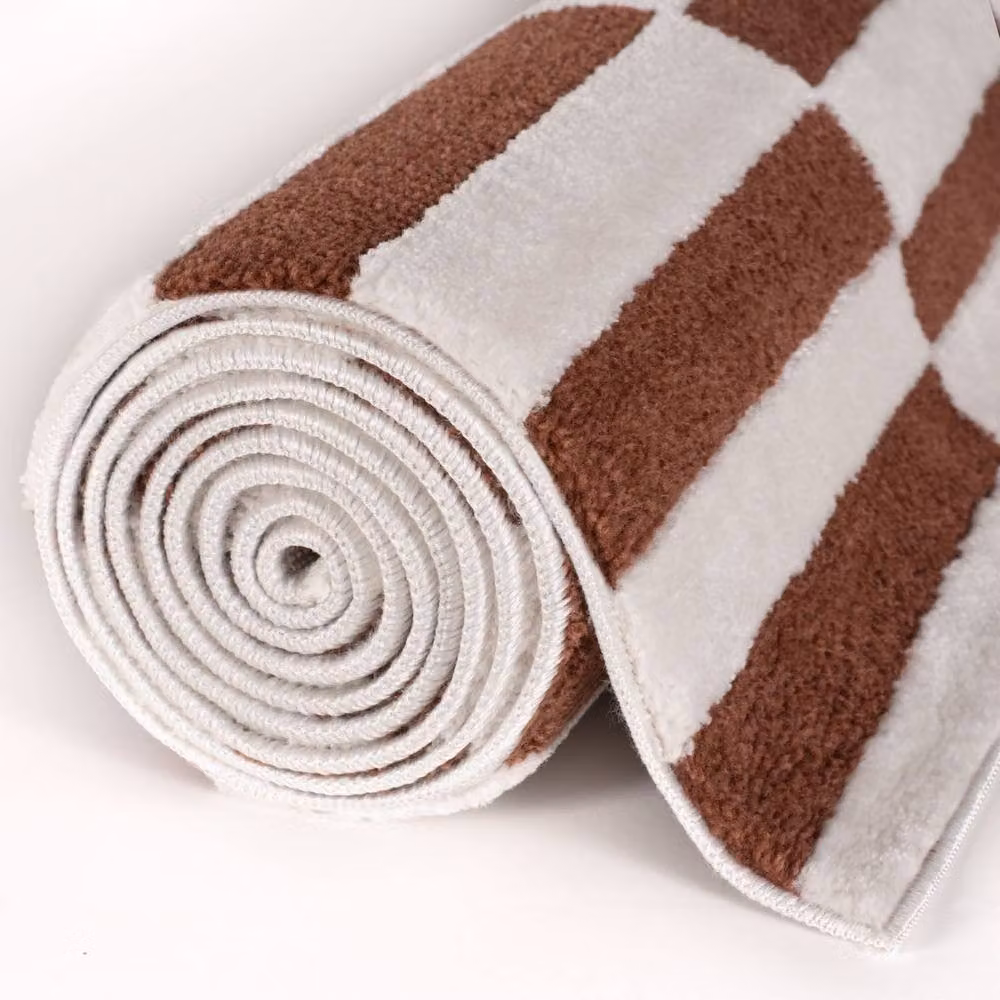 THE RUGS Loft Striped Soft Pile Area Rug in Terracotta, W: 160 cm, L: 230 cm – 6