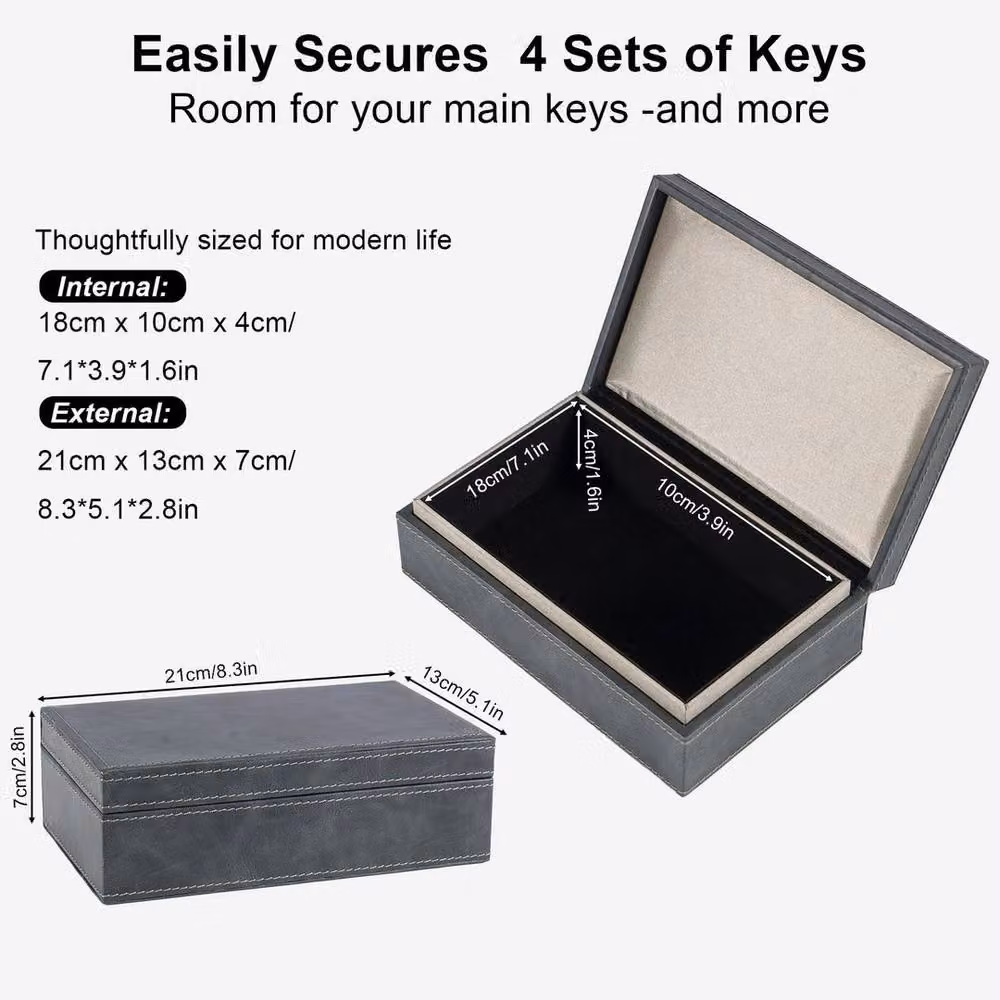 SPETLEK 2-in-1 Faraday Box for Car Keys in Grey – 2
