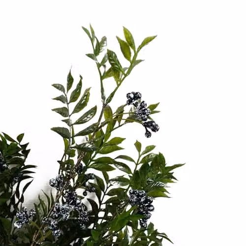 Leaf Design Blue and Green Artificial Floral Plant, Height: 70 cm – 4