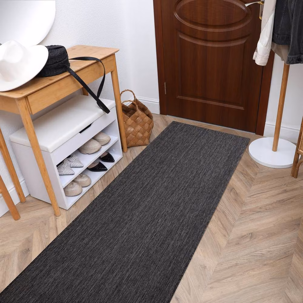 RugsX Sion Sisal Runner in Black, W/D/H: 80 x 120 cm – 3
