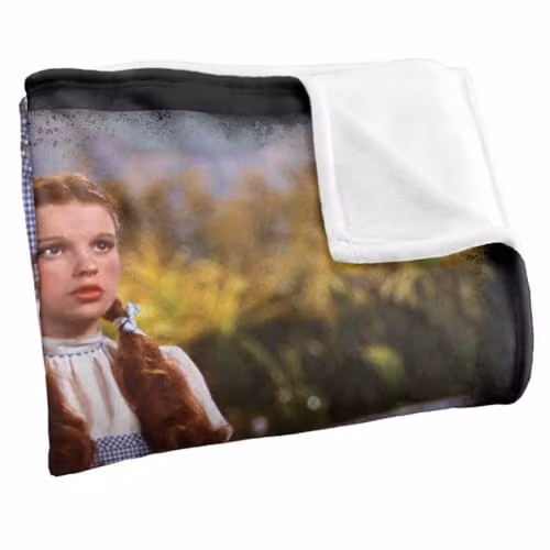 LOGOVISION The Wizard Of Oz Not In Kansas Anymore Corn Field Super Soft Fleece Throw Blanket, Multicolour, W: 152 cm, D: 127 cm – 2