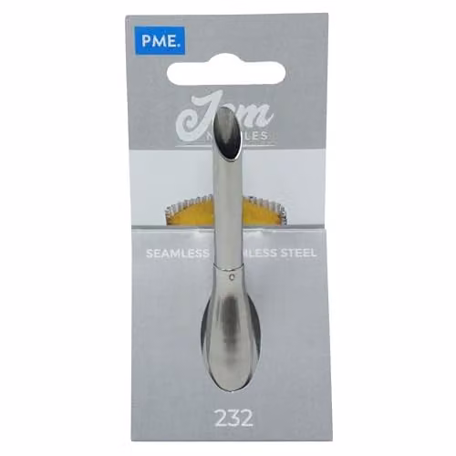 PME NZ232 JEM Cupcake Filler Nozzle No. 232, Silver Stainless Steel Round