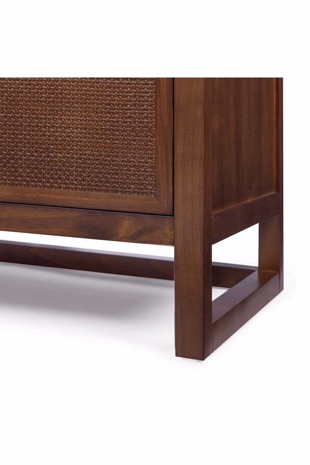 Teamson Home Hatteras Modern Wooden Sideboard Cabinet in Brown with 3 Drawers and 2 Doors, W: 140 cm – 6