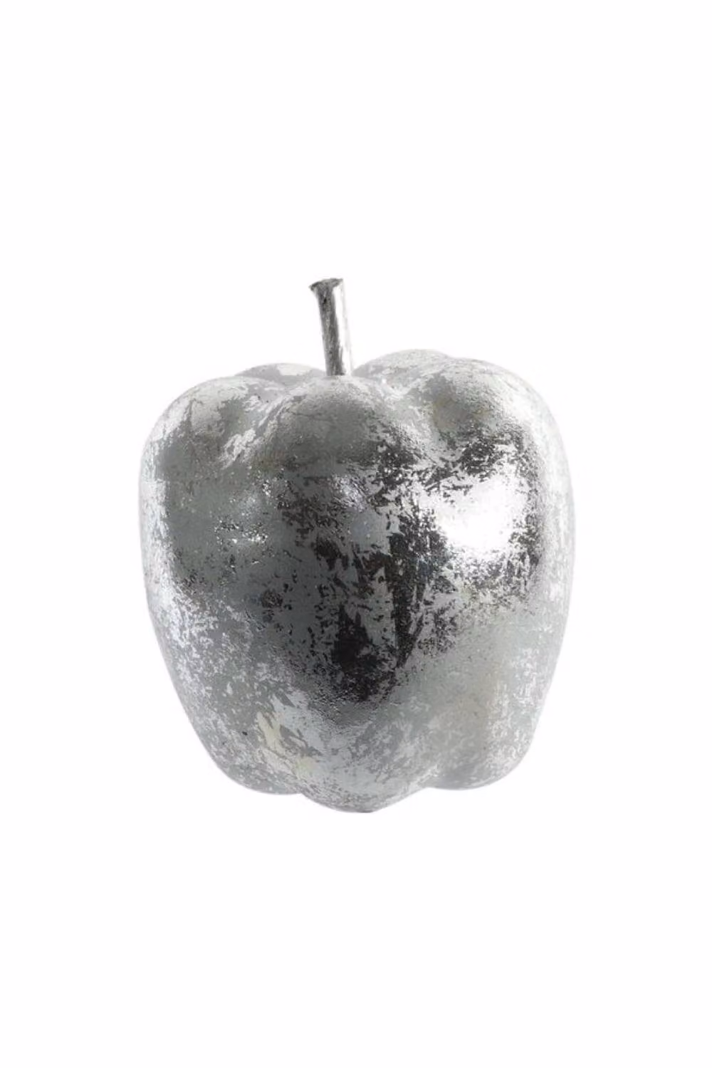 KDMD Silver Metallic Apple Hanging Christmas Decorations, 3 Pack – 2