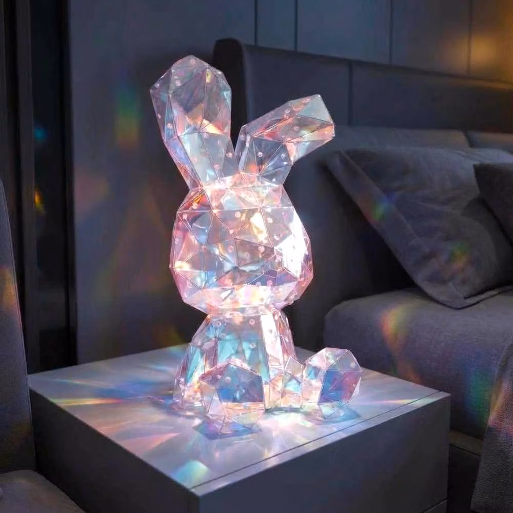 Garden Greatness Starlightz LED Rabbit Decorative Lamp in Beige, H 41.0 cm x W 21.0 cm x D 21.0 cm – 2