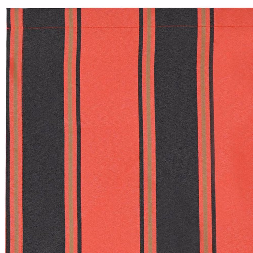 Berkfield Home Manual Retractable Wall-Mounted Awning with LED, Orange and Brown Striped, W: 350 cm, D: 250 cm – 5