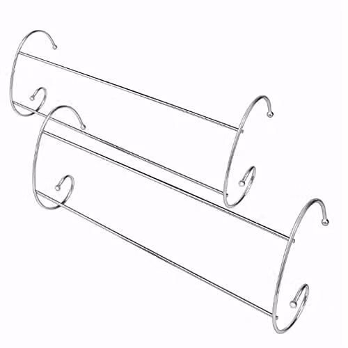 Addis Silver Metal Chrome Radiator Airers, 2 Pack – 1