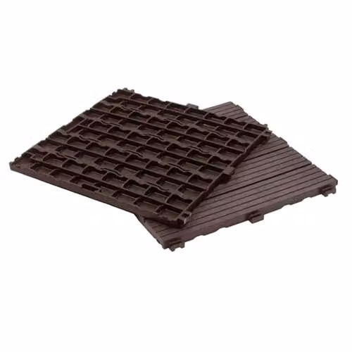 Oseasons Cosmopolitan ECO Interlocking Decking Tiles, Pack of 10, Coffee Brown, W/D: 30 x 30 cm – 3