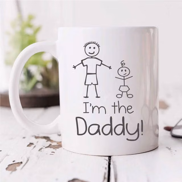 60 Second Makeover I'm The Daddy Ceramic Mug in White