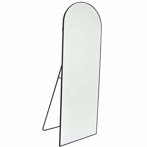 Gr8 Home Arched Full Length Floor Standing Mirror with Black Aluminium Frame, H 160 cm x W 50 cm – 2