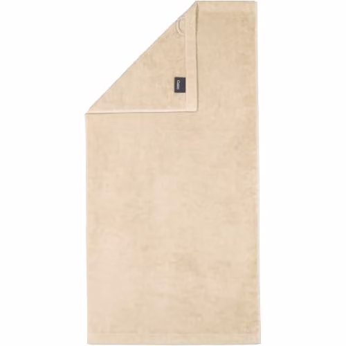 Cawö Lifestyle Cotton Terry Hand Towel in Beige, W: 50 cm x H: 100 cm – 1